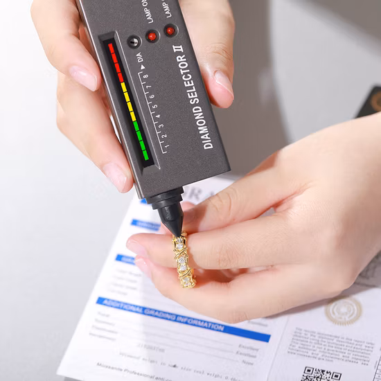 Produttore di gioielli Anelli all'ingrosso Anello da dito con diamante Vvs Moissanite in argento sterling 925 placcato oro 18 carati per uomo