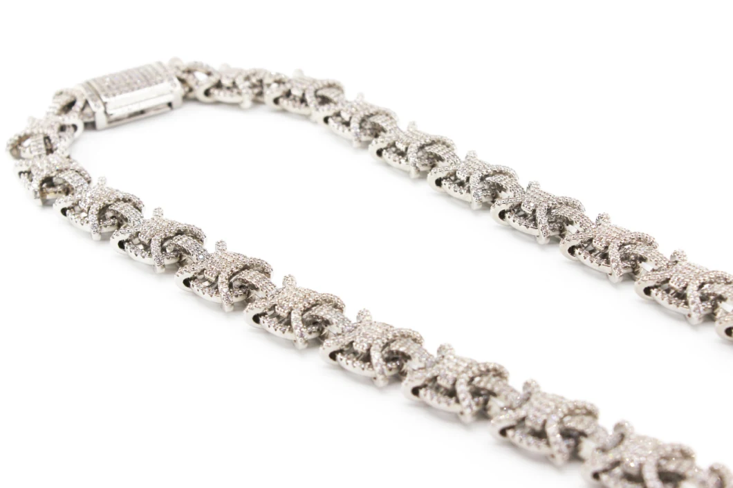 Moissanite Cuban Chain Thick Link Chains for Men