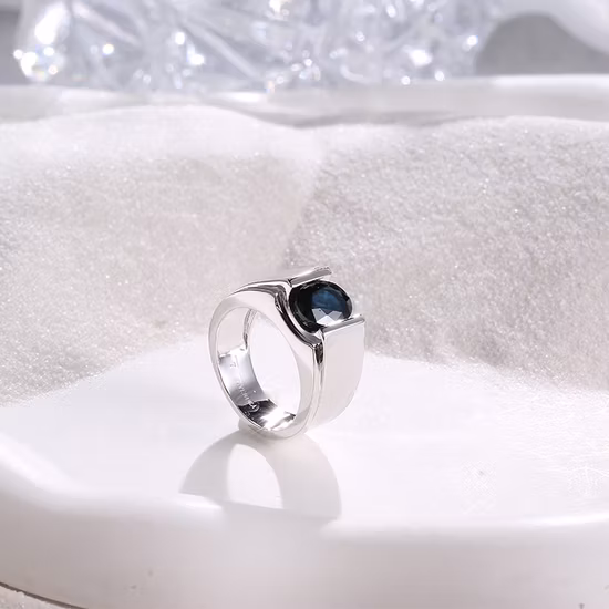 Stile di modo 925 argento all'ingrosso della fabbrica alla moda 2023 gioielli da uomo gioielleria raffinata 2023 Hip Hop Moissanite CZ diamante anello di lusso