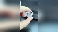 Pietra preziosa sciolta all'ingrosso a forma di cuore De Color Moissanite Sintetico Prezzo razionale Pietra Moissanite