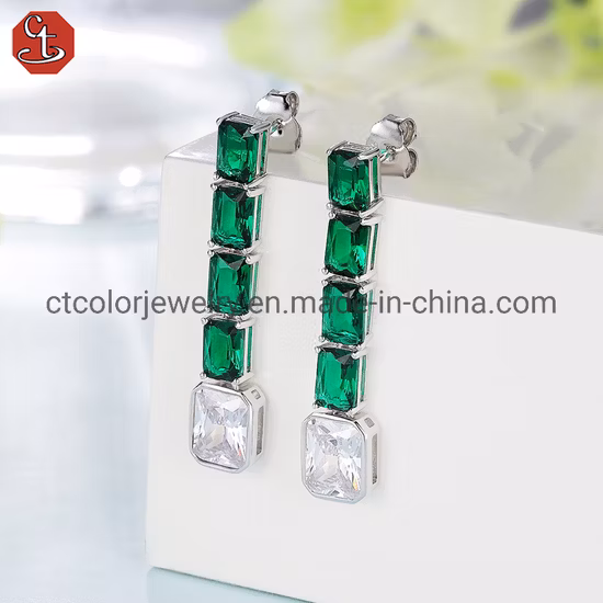 Orecchini a bottone con diamanti Moissanite rosa nuovo arrivo 2022 in argento sterling 925 da donna